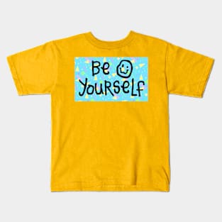 Be Yourself! (Retro Style 1) Kids T-Shirt